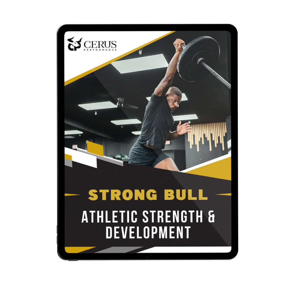 Athletic Strength & Development training template cover